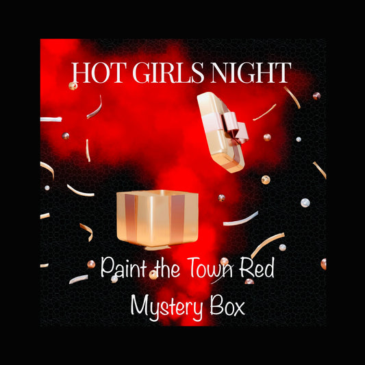 Paint the Town Red Themed Party Boxes