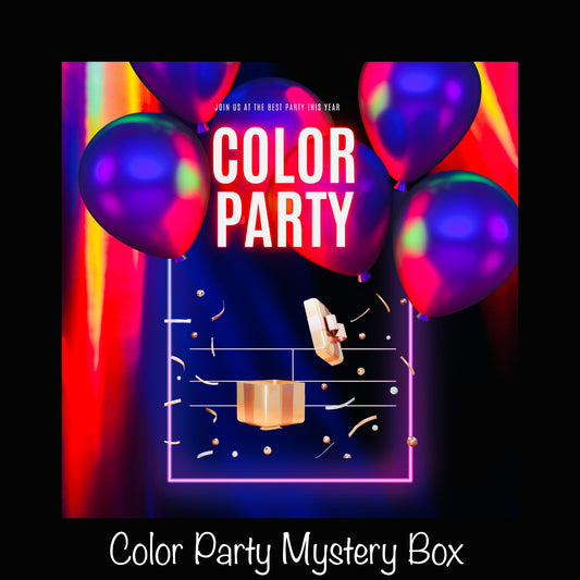 Color Party Themed Party Boxes